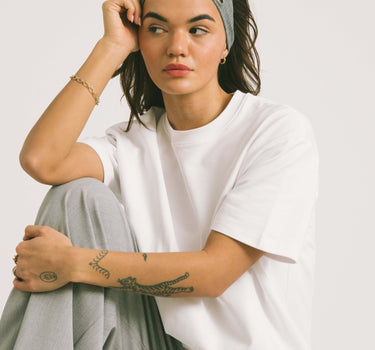 Eyelet Headband Grey - Things I Like Things I Love
