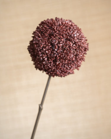 Faux Flower Allium Burgundy - Things I Like Things I Love