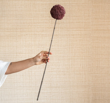 Faux Flower Allium Burgundy - Things I Like Things I Love
