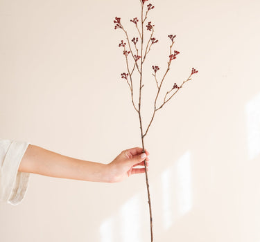 Faux Flower Berries Burgundy - Things I Like Things I Love