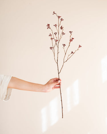Faux Flower Berries Burgundy - Things I Like Things I Love