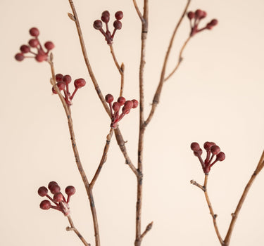 Faux Flower Berries Burgundy - Things I Like Things I Love