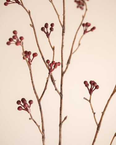 Faux Flower Berries Burgundy - Things I Like Things I Love