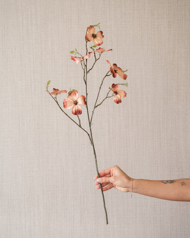 Faux Flower Blossom Orange - Things I Like Things I Love