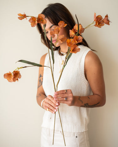 Faux Flower Butterfly Orange - Things I Like Things I Love