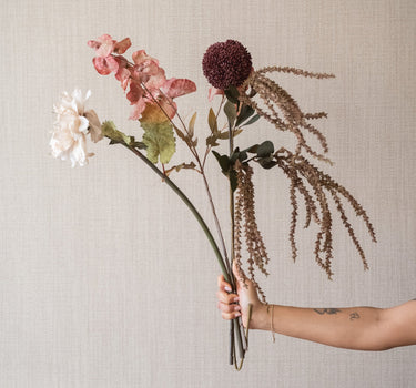 Faux Flower Dahlia Beige - Things I Like Things I Love