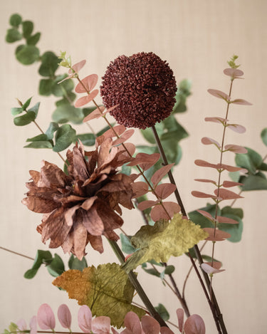 Faux Flower Dahlia Brown - Things I Like Things I Love