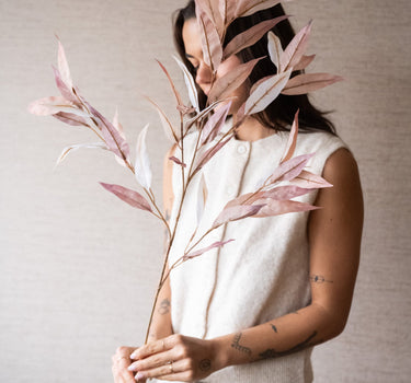 Faux Flower Eucalyptus Dusty Pink - Things I Like Things I Love
