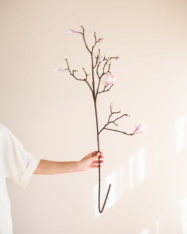 Faux Flower Magnolia Pink - Things I Like Things I Love
