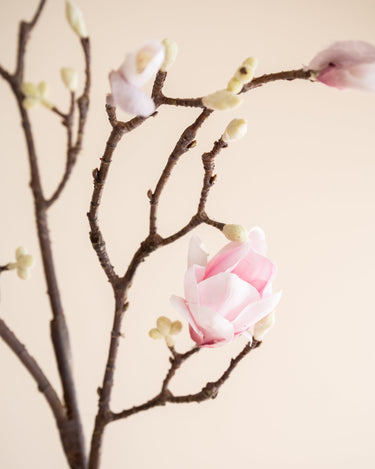 Faux Flower Magnolia Pink - Things I Like Things I Love