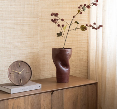 Faux Flower Pompom Burgundy - Things I Like Things I Love