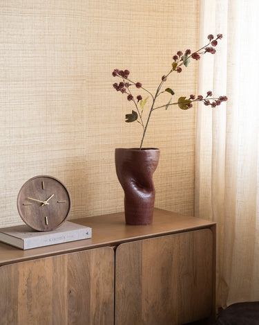 Faux Flower Pompom Burgundy - Things I Like Things I Love