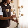 Faux Flower Pompom Cream - Things I Like Things I Love