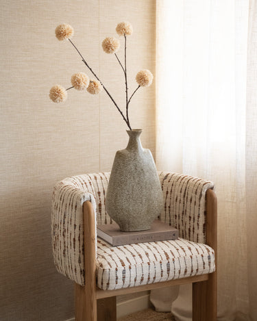 Faux Flower Pompom Cream - Things I Like Things I Love