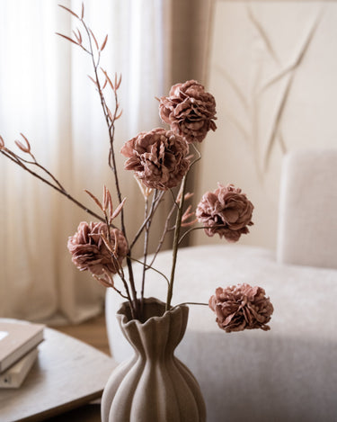 Faux Flower Pompom Eva Pink - Things I Like Things I Love