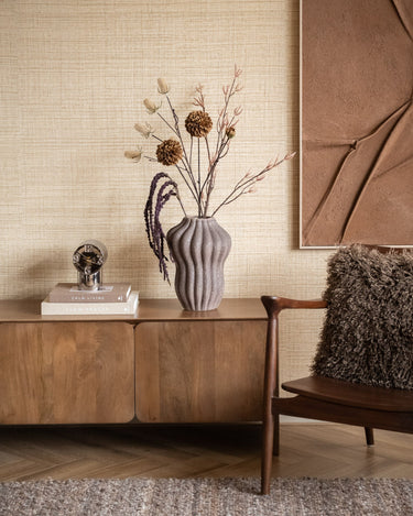 Faux Flower Thistle Beige - Things I Like Things I Love