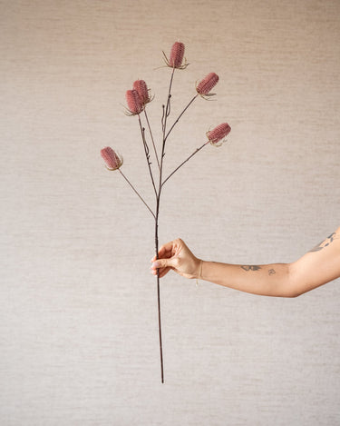 Faux Flower Thistle Pink - Things I Like Things I Love