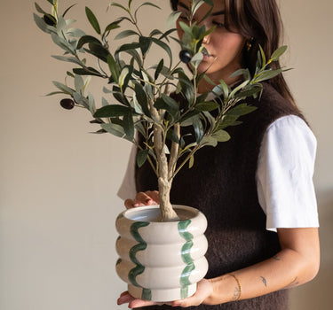 Faux Olive Tree With Pot - Things I Like Things I Love