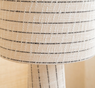 Floor Lamp Anna Bouclé Stripe - Things I Like Things I Love