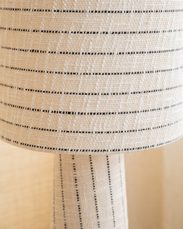 Floor Lamp Anna Bouclé Stripe - Things I Like Things I Love