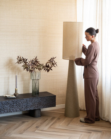 Floor Lamp Michiel Olive Green - Things I Like Things I Love