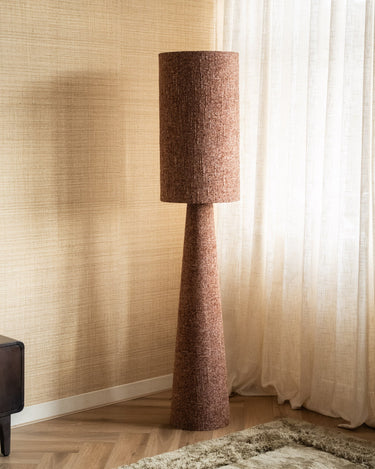 Floor Lamp Micky Bouclé Burgundy - Things I Like Things I Love