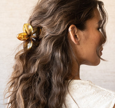 Flower Clip Yellow - Things I Like Things I Love