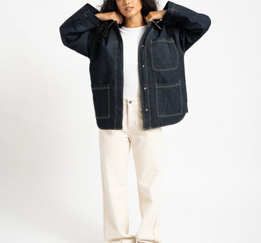 Flynn Barn Jacket Blue Denim - Things I Like Things I Love