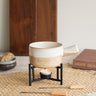 Fondue Set Ceramic Beige - Things I Like Things I Love