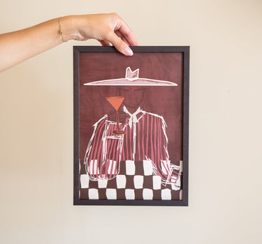Fotolijst A4 Eikenhout Bruin - Things I Like Things I Love