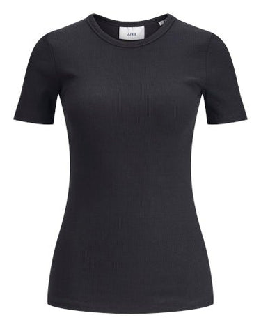 Frankie Rib Tee Black - Things I Like Things I Love