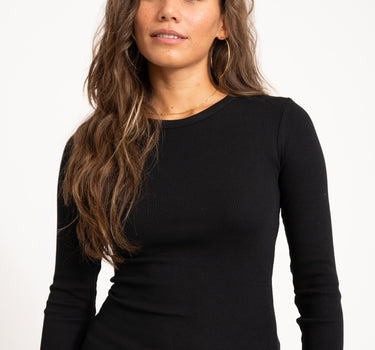 Freya Rib Tee Black - Things I Like Things I Love