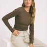 Freya Rib Tee Bracken - Things I Like Things I Love