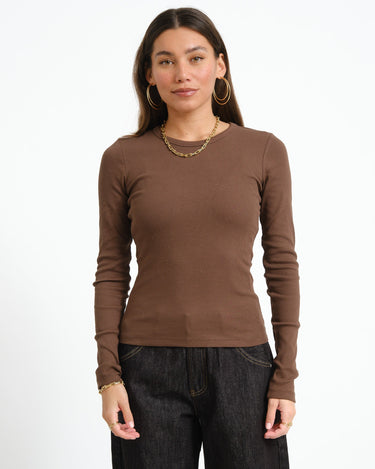 Freya Rib Tee Bracken - Things I Like Things I Love