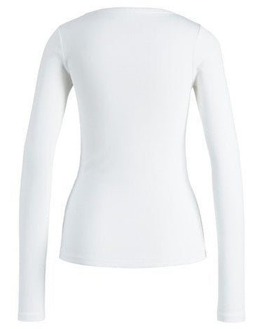 Freya Rib Tee GIRLS Bright White - Things I Like Things I Love