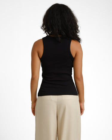 Frida U - Neck Top Black - Things I Like Things I Love