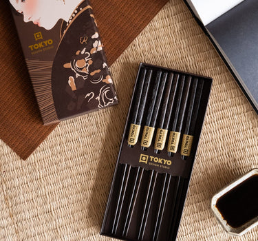 Gift Set 5PCS - Chopstick Maiko Brown - Things I Like Things I Love
