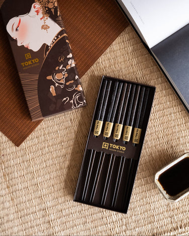 Gift Set 5PCS - Chopstick Maiko Brown - Things I Like Things I Love
