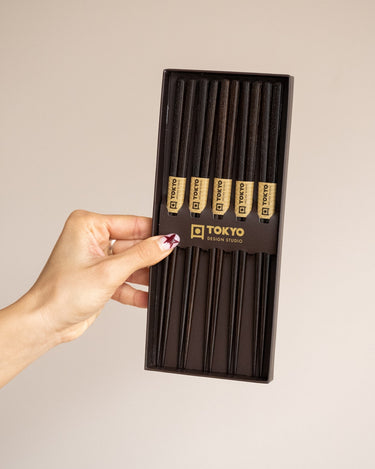 Gift Set 5PCS - Chopstick Maiko Brown - Things I Like Things I Love