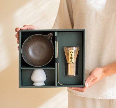 Gift Set - Handmade Japanese Matcha Set Hisui - Things I Like Things I Love