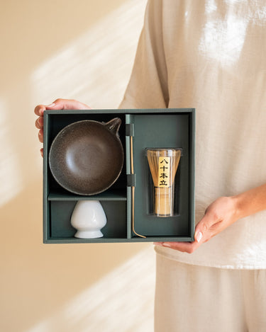 Gift Set - Handmade Japanese Matcha Set Hisui - Things I Like Things I Love