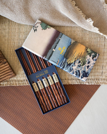 Giftset 5/PCS - Chopstick Twist Brown - Things I Like Things I Love