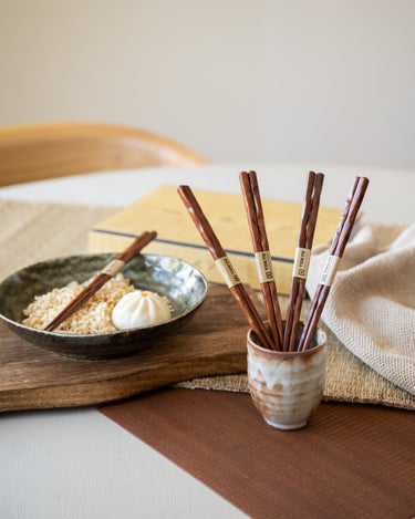 Giftset 5/PCS - Chopstick Twist Brown - Things I Like Things I Love