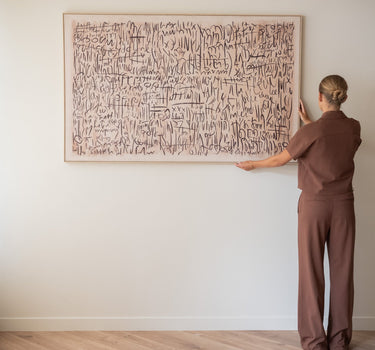 Groot Schilderij Cuardo Linnen - Things I Like Things I Love