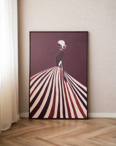 Groot Schilderij Elegance Bordeaux - Things I Like Things I Love