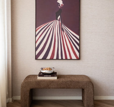 Groot Schilderij Elegance Bordeaux - Things I Like Things I Love