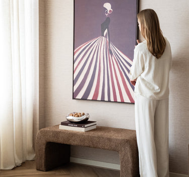 Groot Schilderij Elegance Bordeaux - Things I Like Things I Love
