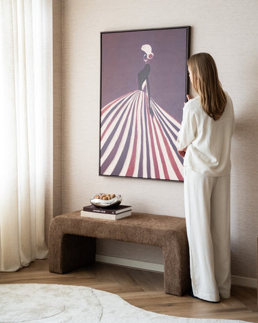 Groot Schilderij Elegance Bordeaux - Things I Like Things I Love