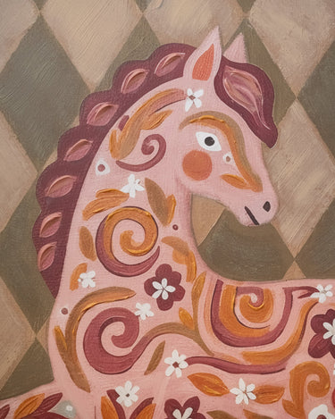 Groot Schilderij Paard Ruiten - Things I Like Things I Love