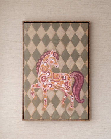 Groot Schilderij Paard Ruiten - Things I Like Things I Love